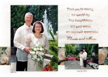 Thank You Wedding